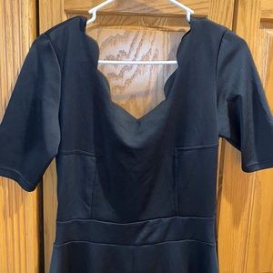 Black formal dress
